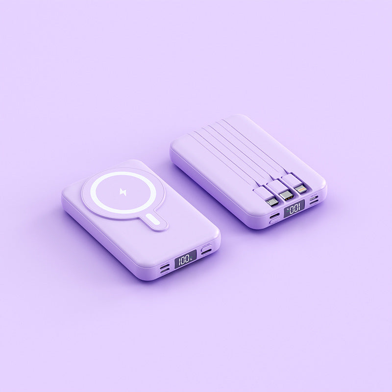 Portable power bank with wireless charging function and digital display Kalsten
