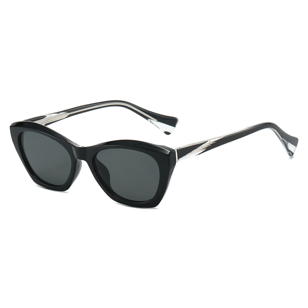 Women's Cat-Eye Sunglasses with Transparent and Colored Details Kalsten