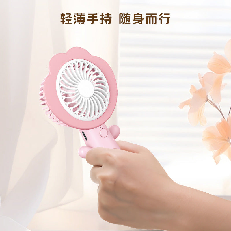 Flower-Shaped Handheld Cooling Fan Kalsten