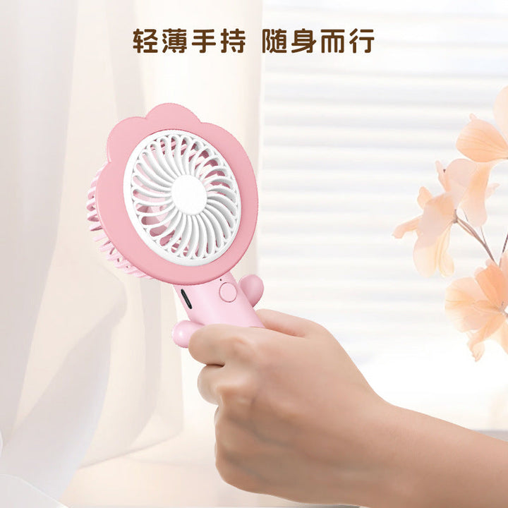 Flower-Shaped Handheld Cooling Fan Kalsten