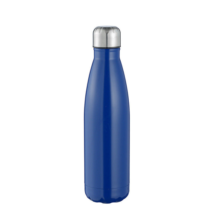 Unisex double-walled insulated bottle made of stainless steel with vacuum insulation and leak-proof screw cap Kalsten