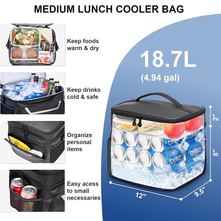 Women's multifunctional cooler bag with multiple compartments Kalsten