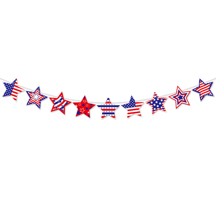 Unisex nan multi-layered fan garland made of paper for party and window decoration Kalsten