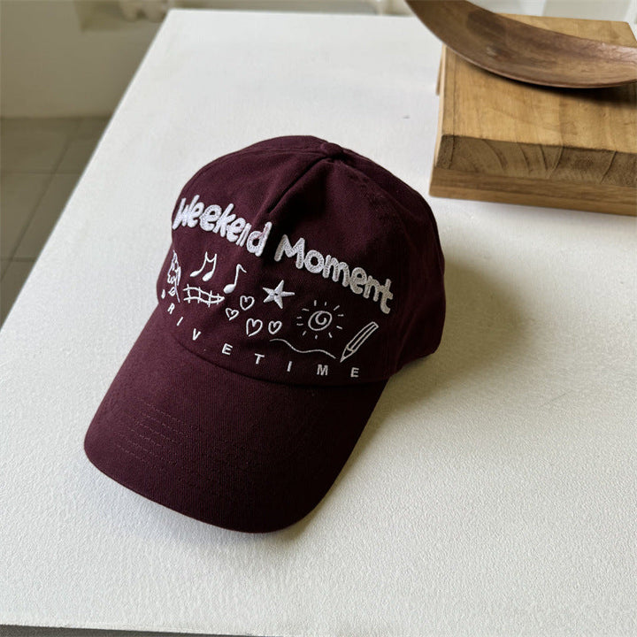 Women's Embroidered Graphic Visor Cap Kalsten