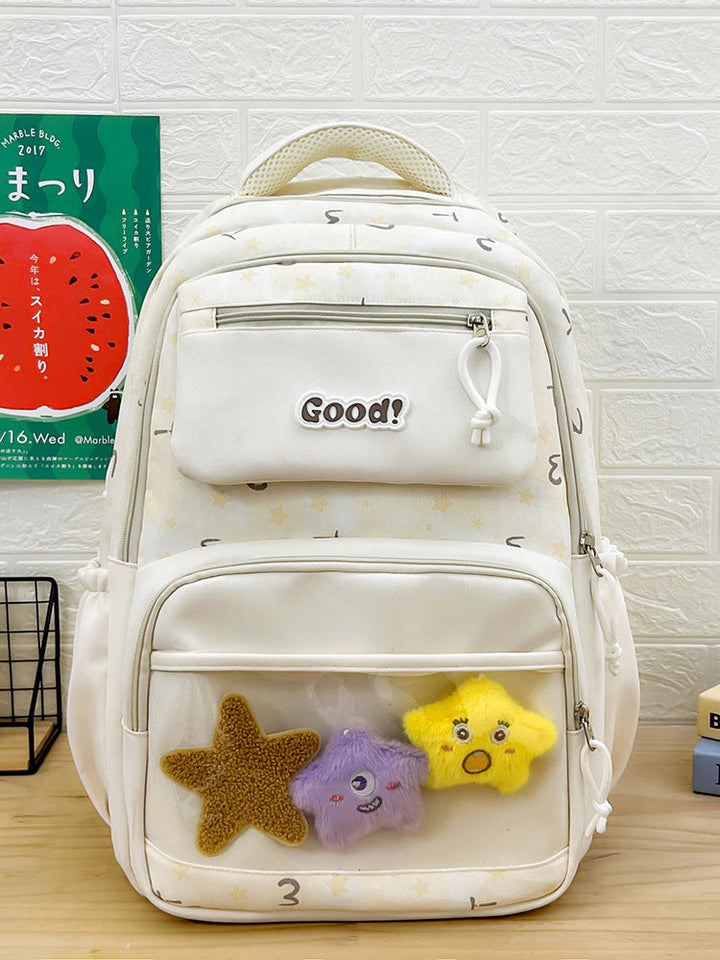 Cute Character Design Plush School Backpack