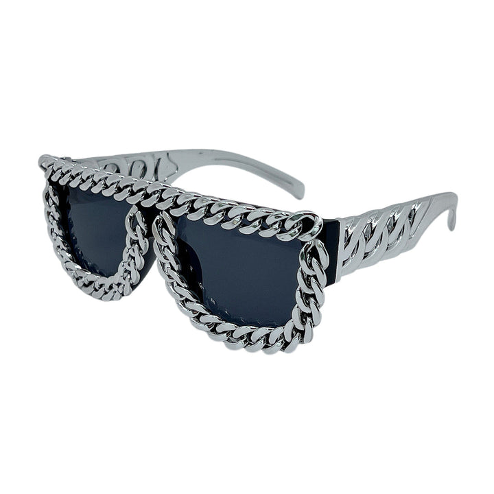 Women's sunglasses with eye-catching chain frame Kalsten