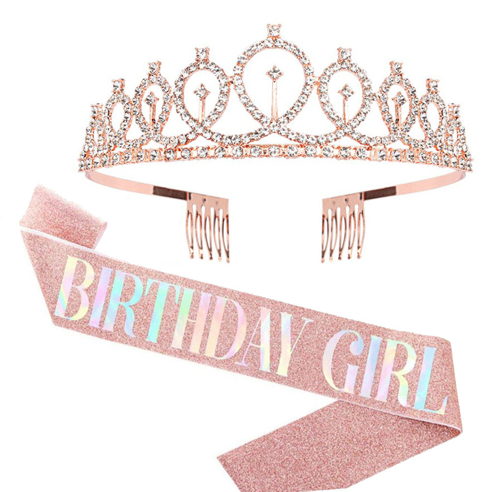 Women's Birthday Crown and Band Kalsten