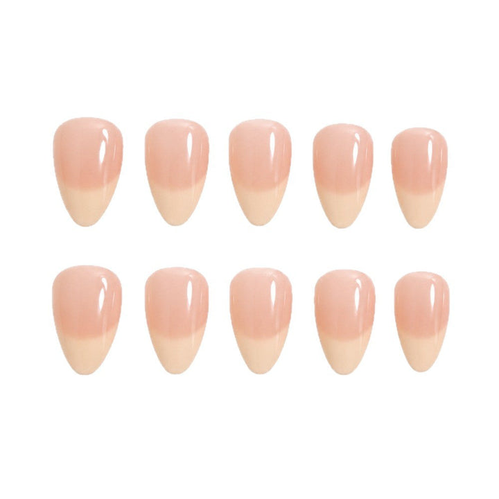Artificial nails with elegant nude ombre design Kalsten