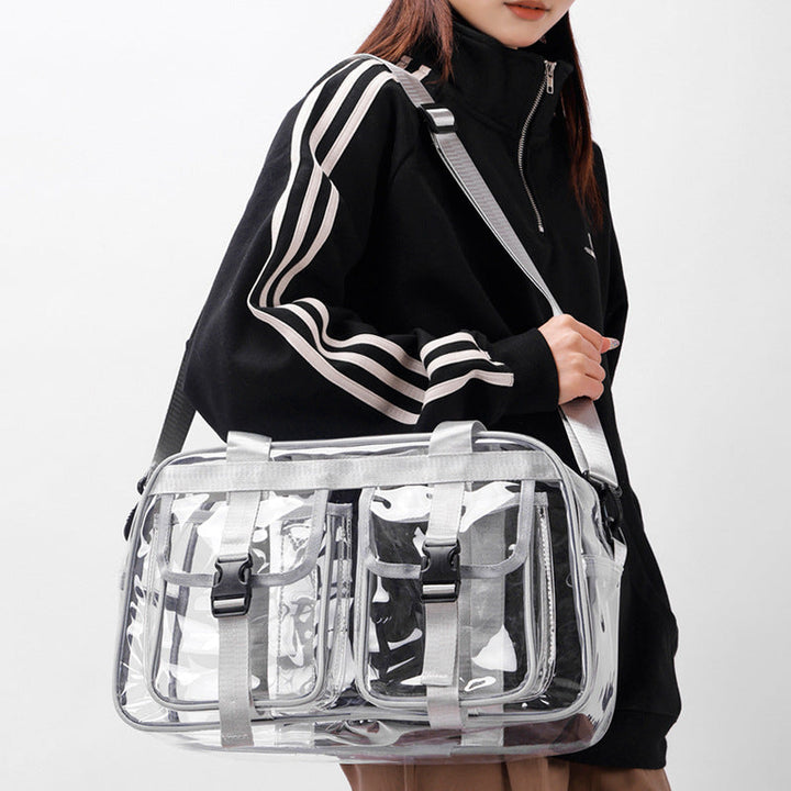 Transparent tote bag with multiple compartments Kalsten