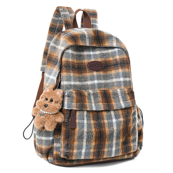 Cozy Patterned School Backpack Kalsten
