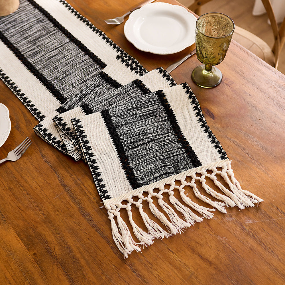 Elegant Knitted Table Runner