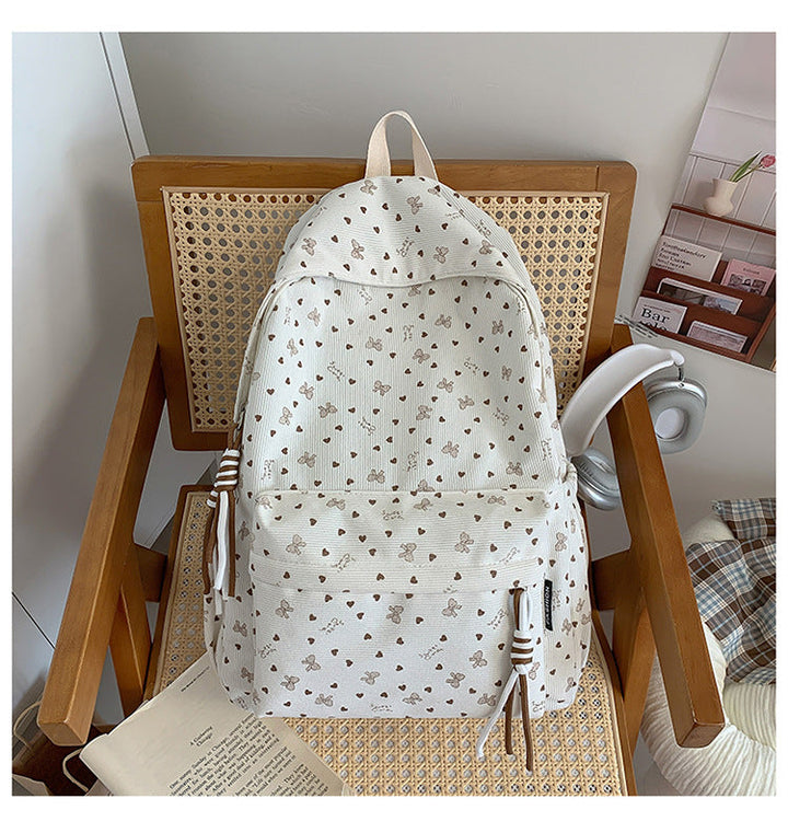 Cute Decorative Pattern School Backpack