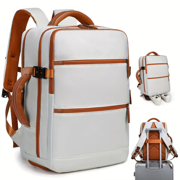 Unisex multifunctional business backpack with padded laptop compartment and removable carrying handle Kalsten