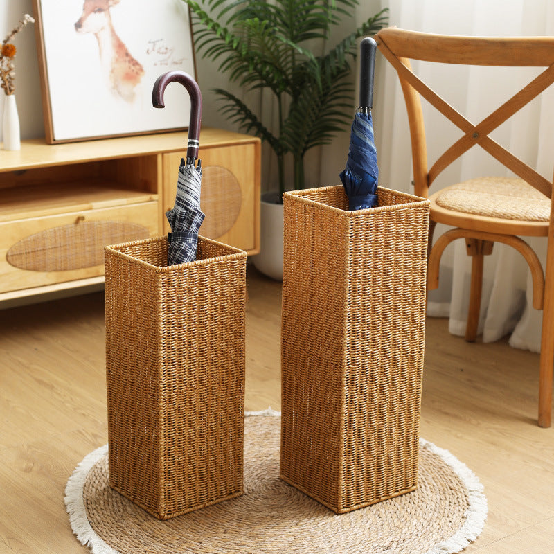 Rectangular Wicker Waste Bin Kalsten