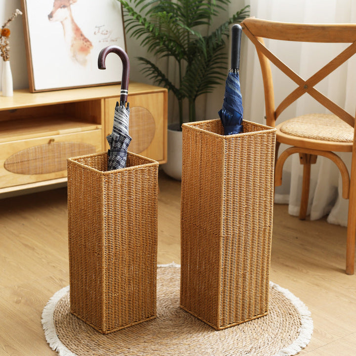 Rectangular Wicker Waste Bin Kalsten