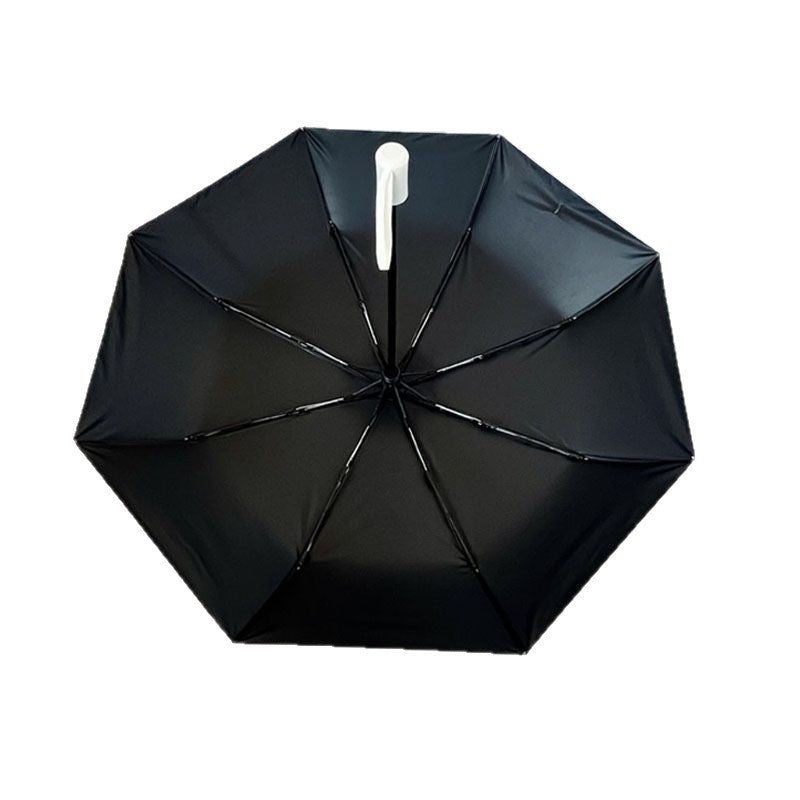 Women's Automatic Folding Umbrella with Cheerful Snowman Design Kalsten