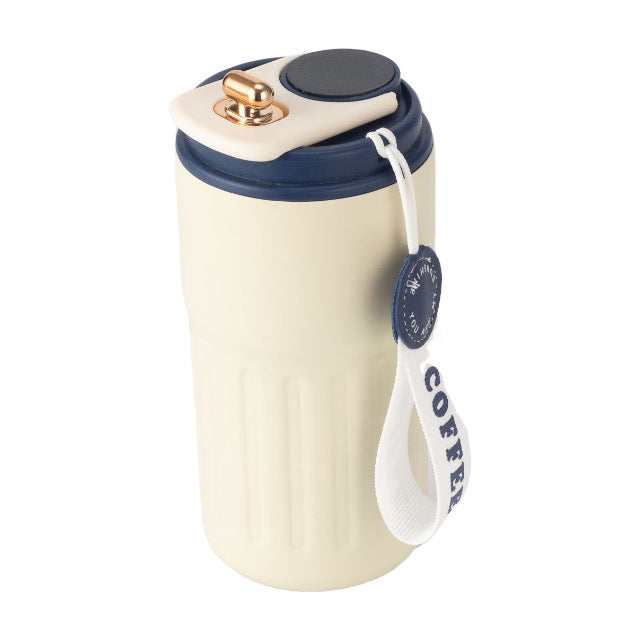 Ladies insulated coffee mug with practical grip loop Kalsten