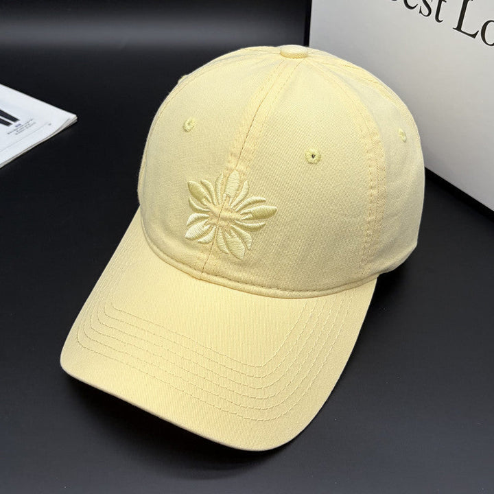 Women's Embroidered Cotton Adjustable Cap Kalsten