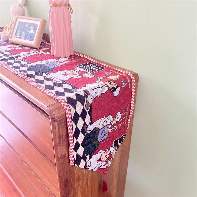 Festive Holiday-Themed Table Runner