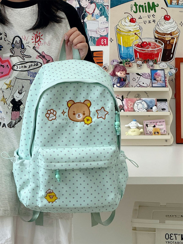 Cute Character-Themed Lightweight School Backpack