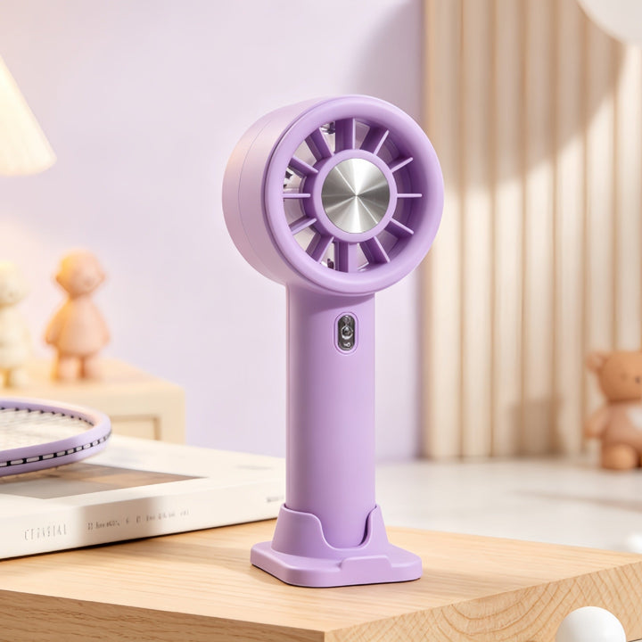 Women portable hand fan with variable speed control Kalsten