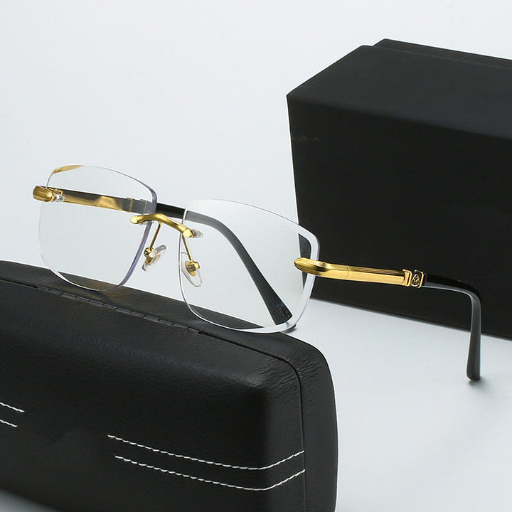 Women's square sunglasses with stylish plastic and metal details Kalsten
