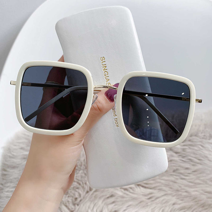 Women's sunglasses with square frame and polarized lenses Kalsten