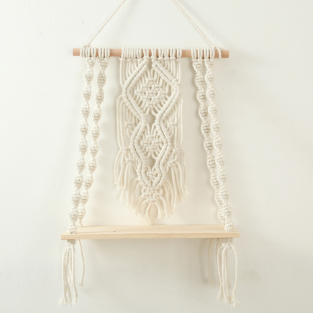 Decorative Macramé Swing Shelf Acalora