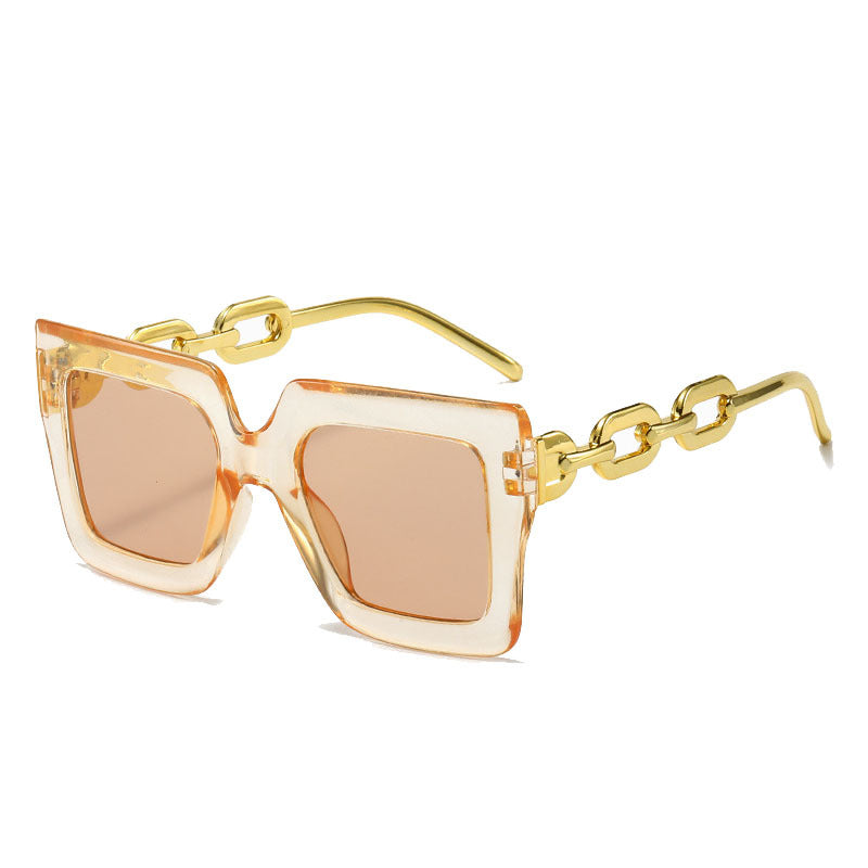 Women's sunglasses with eye-catching chain frame Kalsten