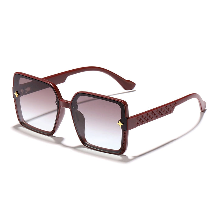Women's fashionable square sunglasses with embellished frame Kalsten