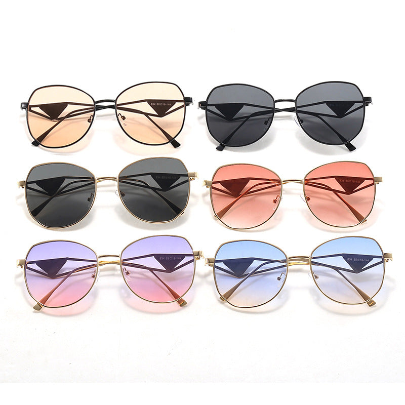 Women's fashionable geometric sunglasses with unique frame Kalsten