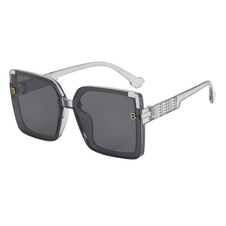 Women's fashionable square sunglasses with textured temple design Kalsten