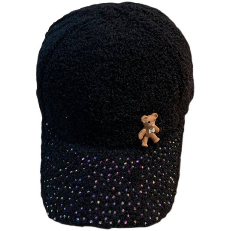 Women's Shimmering Fuzzy Baseball Cap Kalsten