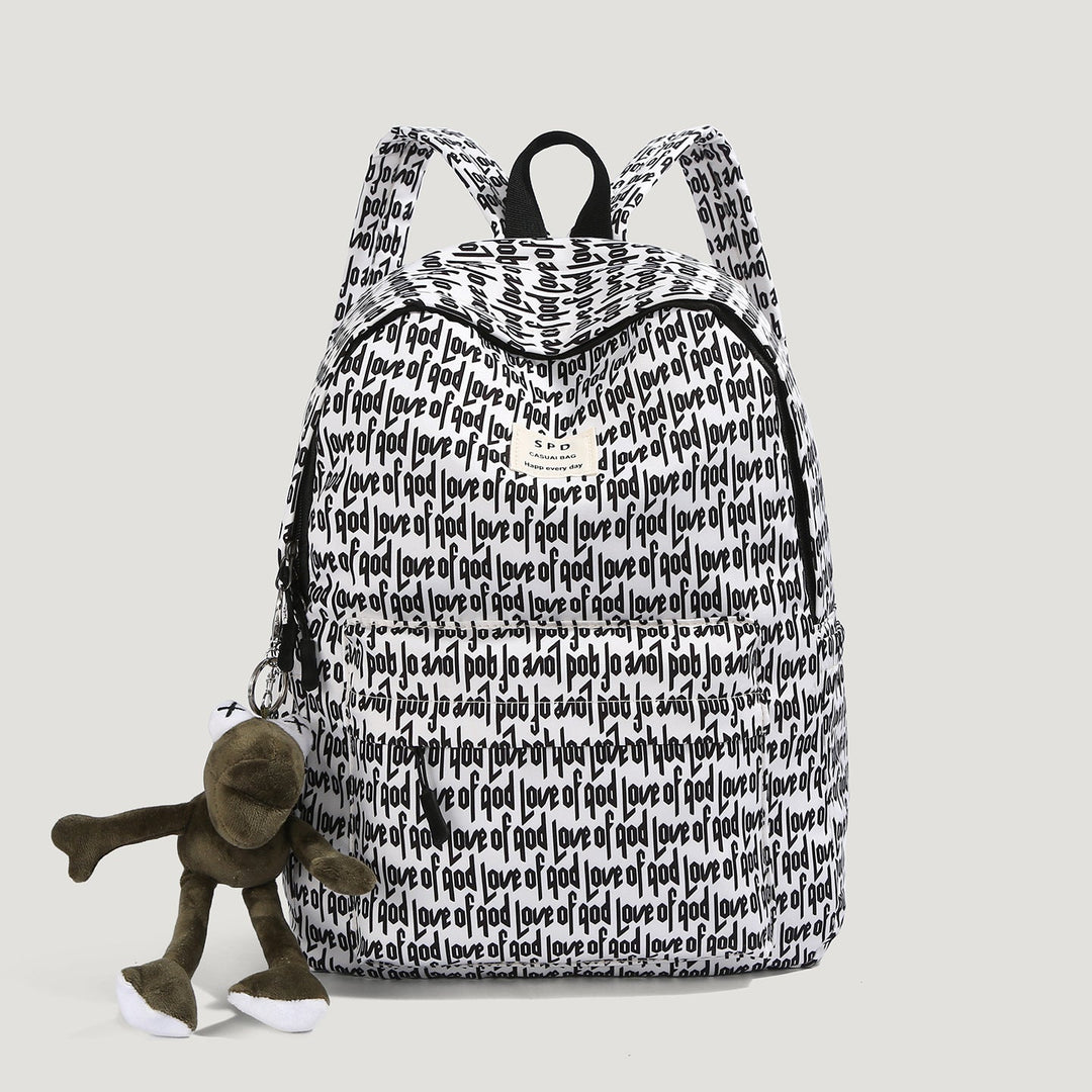 Funky Graphic Print Backpack