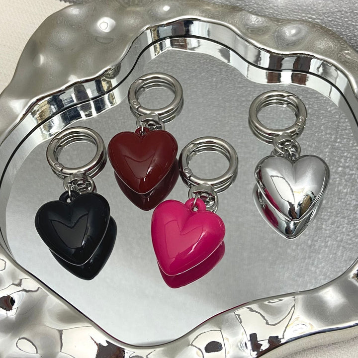 Heart-Shaped Charm Keychain Kalsten