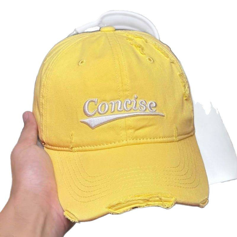 Women's Distressed Casual Cotton Cap Kalsten