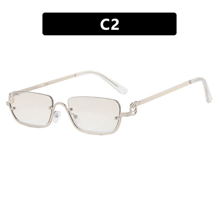 Women square sunglasses with elegant metal frame Kalsten