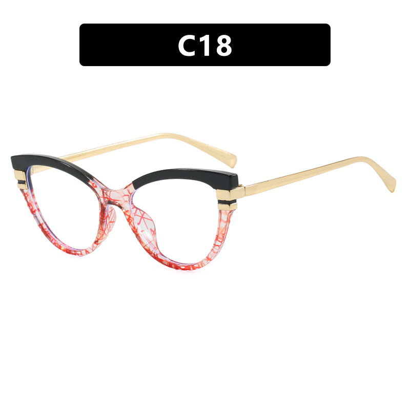 Ladies Cat-Eye Sunglasses with Elegant Metal Accents Kalsten