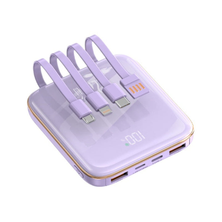 Portable power bank with innovative fast charging function and five-port design Kalsten