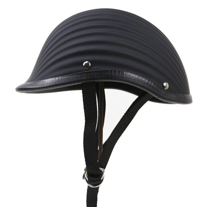 Classic Ribbed Motorcycle Helmet Kalsten