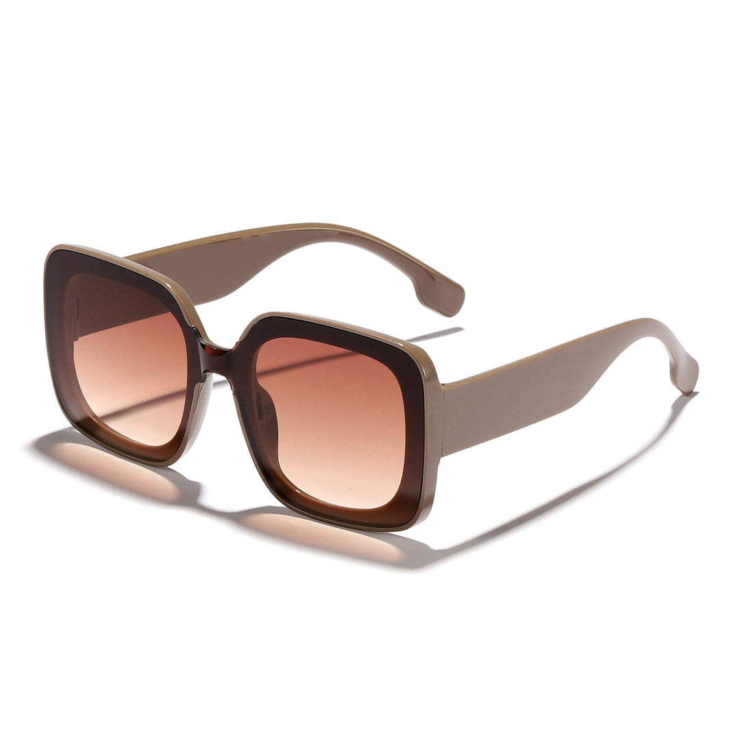 Women's square sunglasses with innovative transparent frame design Kalsten