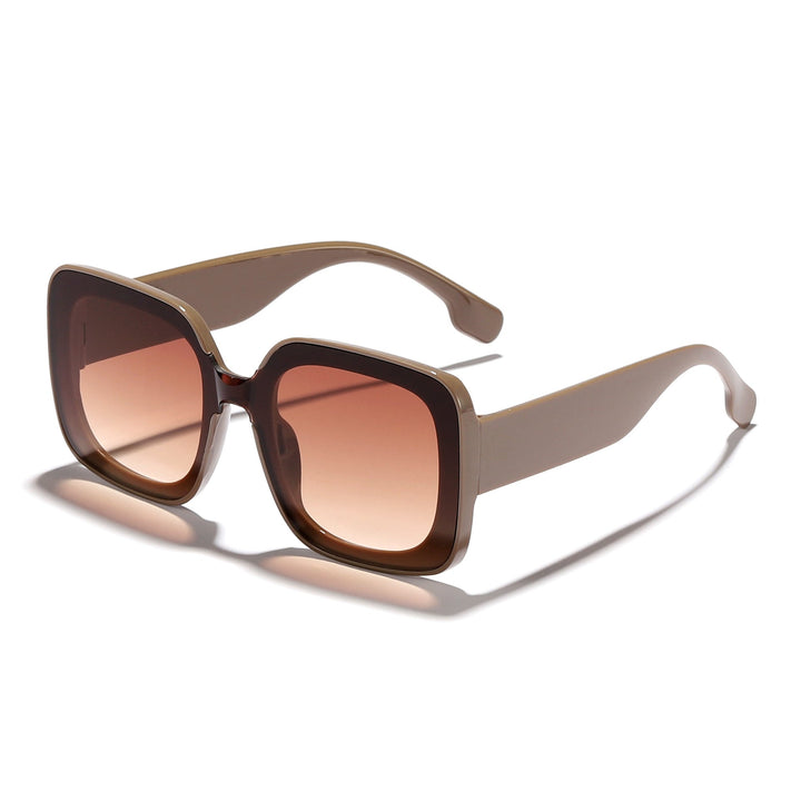 Women's square sunglasses with innovative transparent frame design Kalsten