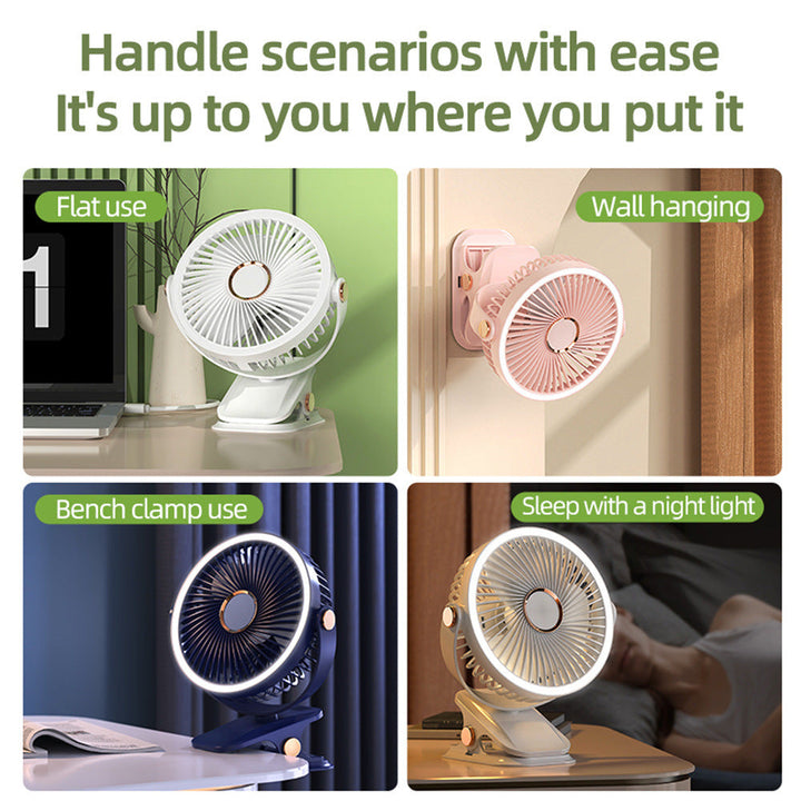Unisex Versatile Clip-On Table Fan Kalsten