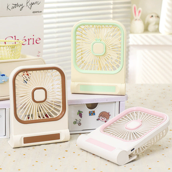 Ladies Portable Table Fan with Cat Design Kalsten