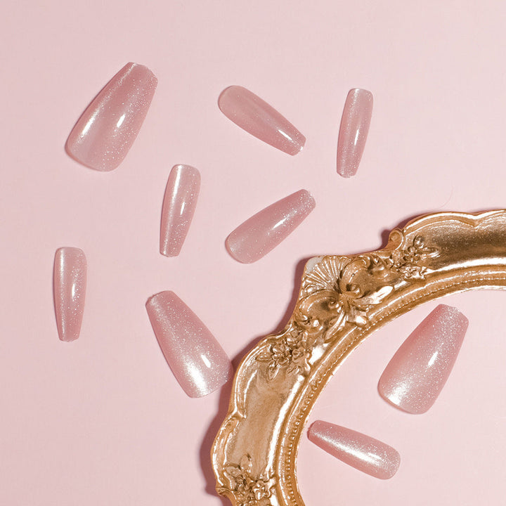 Premium Glittering Press-On Nail Set Kalsten