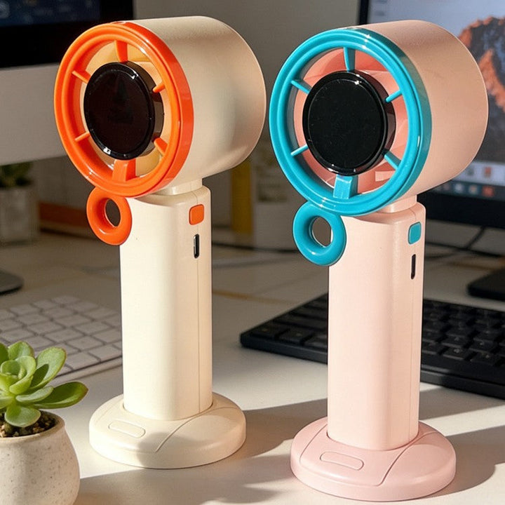 Unisex Portable Hand Fan with Ergonomic Design and USB Charging Kalsten