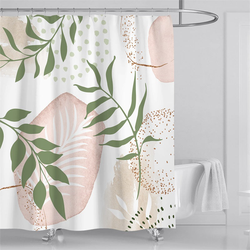 Floral Pattern Shower Curtain Kalsten