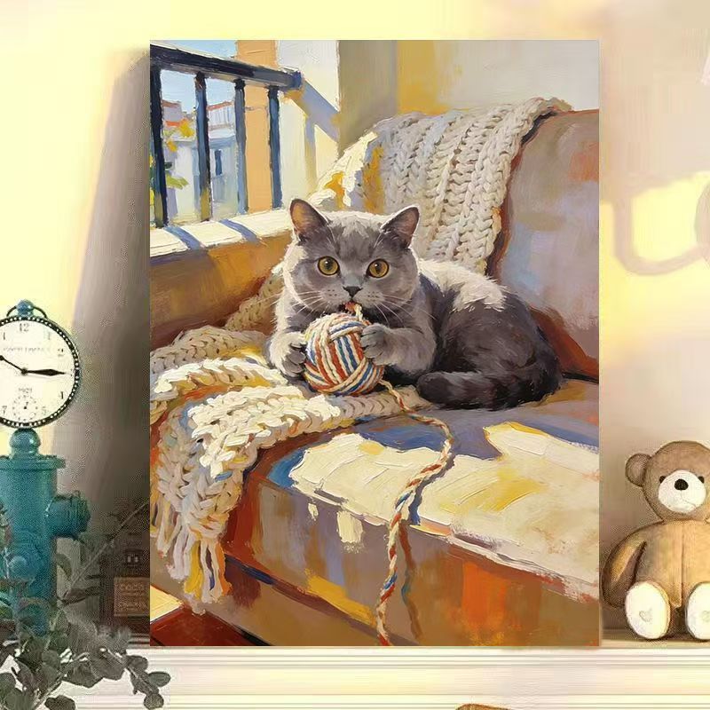 Cat-Themed Canvas Wall Art Kalsten
