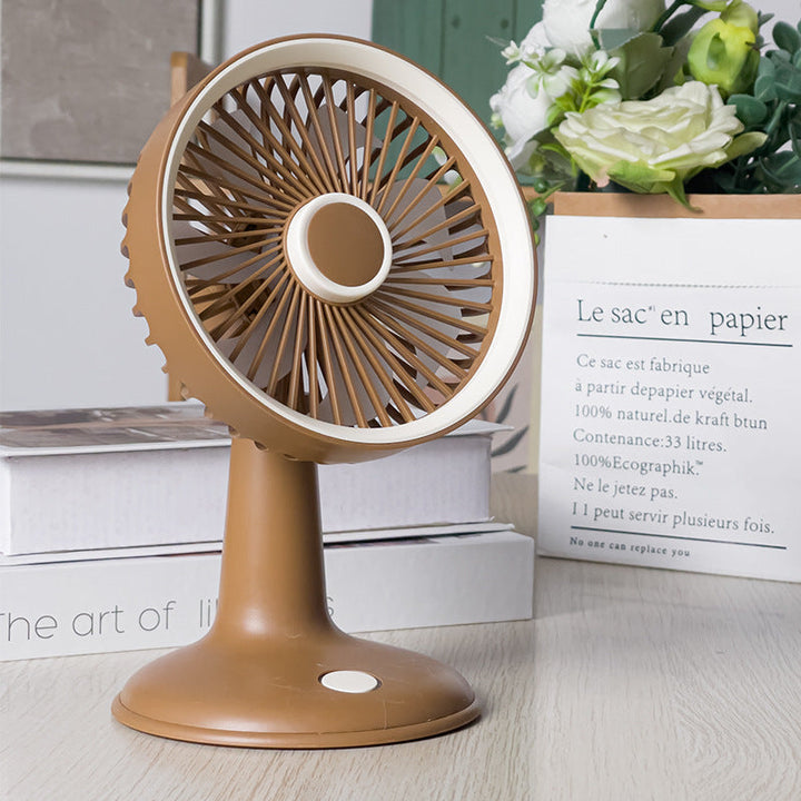 Ladies compact fan with integrated USB connection Kalsten
