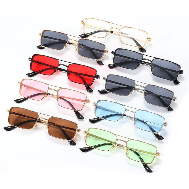 Women's stylish rectangular sunglasses with luxurious frame Kalsten